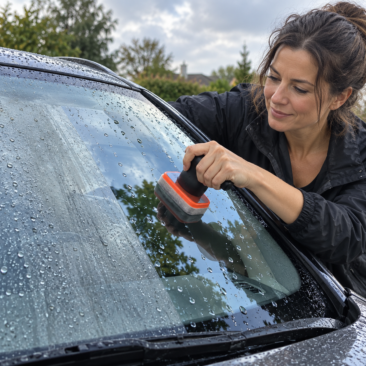 Oil Film Remover for Crystal-Clear Windshields