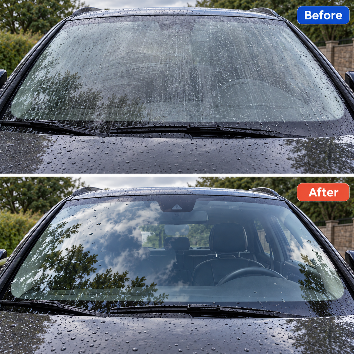 Oil Film Remover for Crystal-Clear Windshields